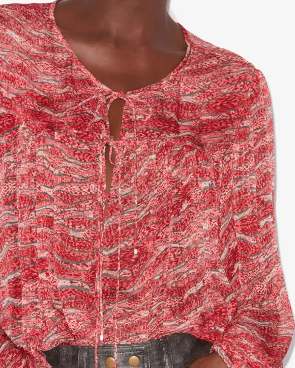 BLOUSE Advika ROUGE