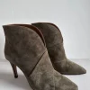 Boots Sofia cuir talon army