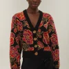 Cardigan print Shiny Chita