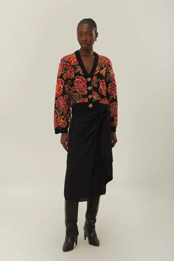 Cardigan print Shiny Chita