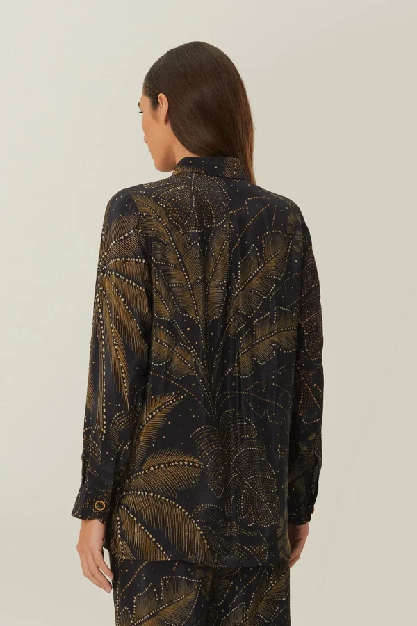 Chemise golden foliage