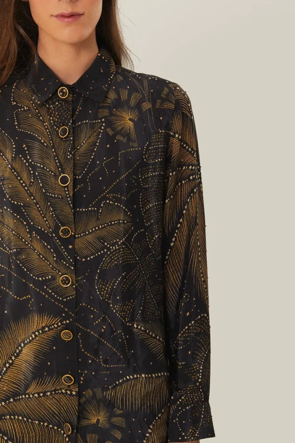 Chemise golden foliage