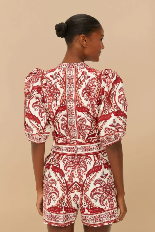 Combi Short print tropical cameo
