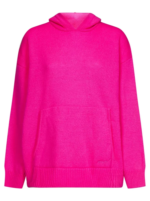 FUCHSIA SWEATER MET HOODIE