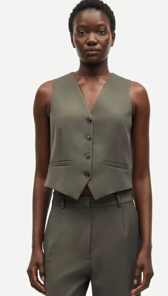 Gilet costume SARAMONA beluga