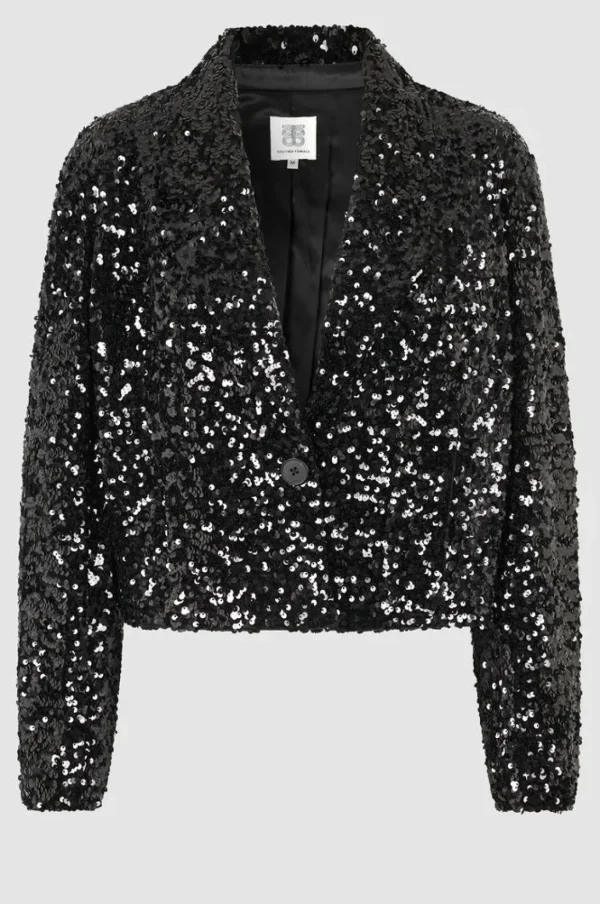 LUXE BLAZER MET PAILLETTEN