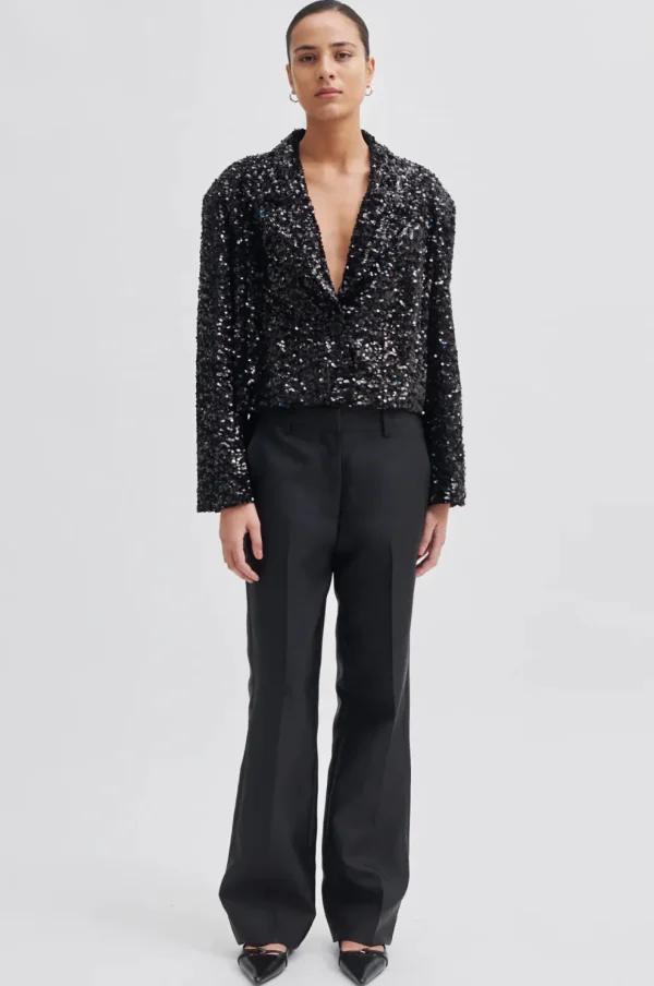 LUXE BLAZER MET PAILLETTEN