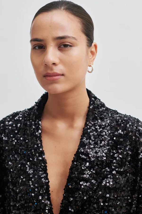 LUXE BLAZER MET PAILLETTEN