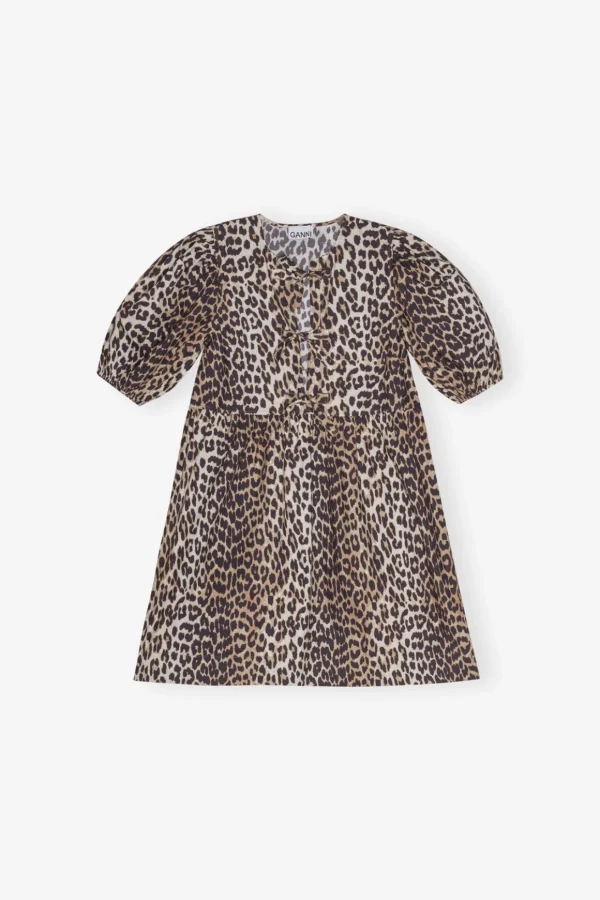 Mini robe print Léopard