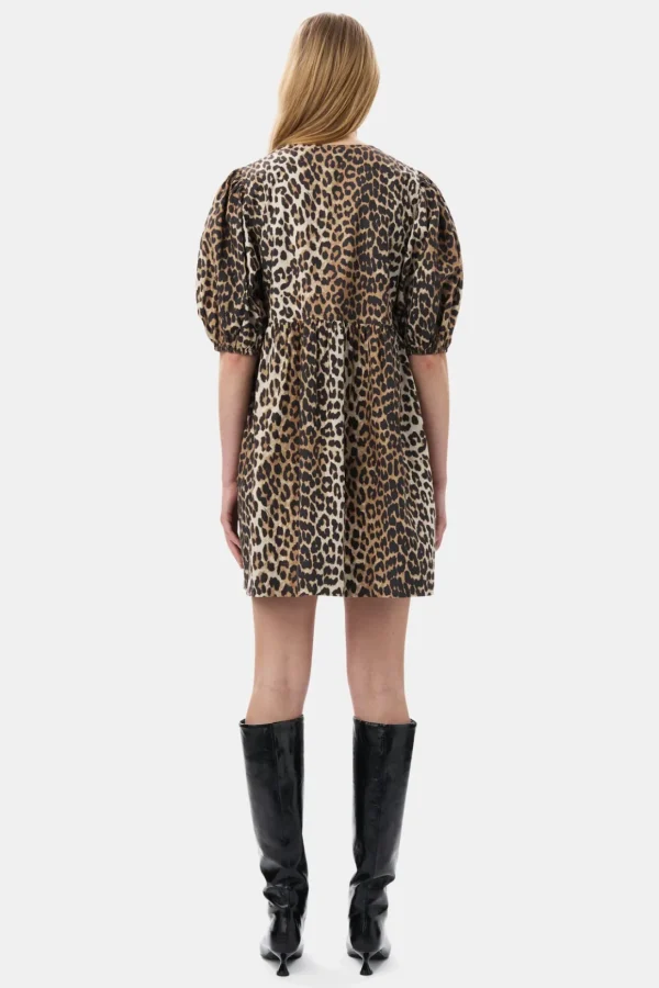 Mini robe print Léopard