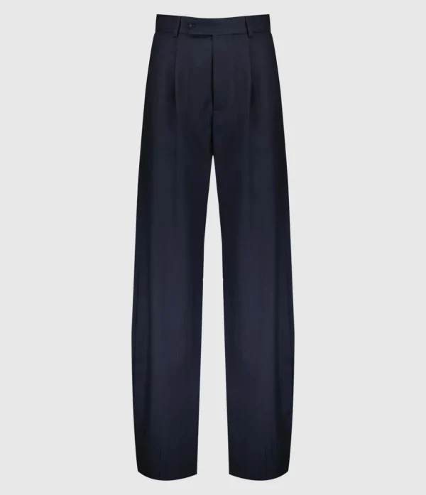 Pantalon CESARE navy stripes