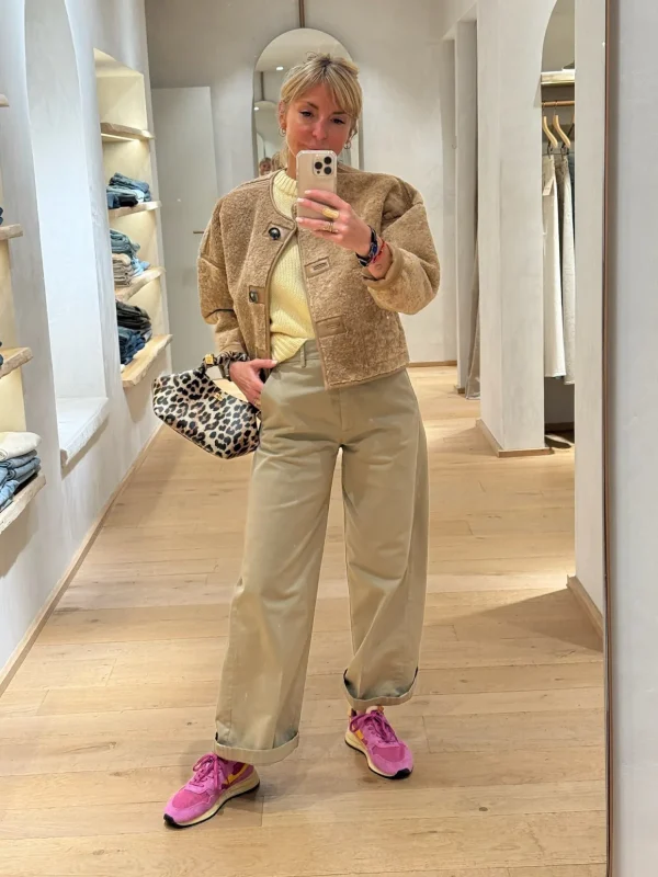 Pantalon taille haute