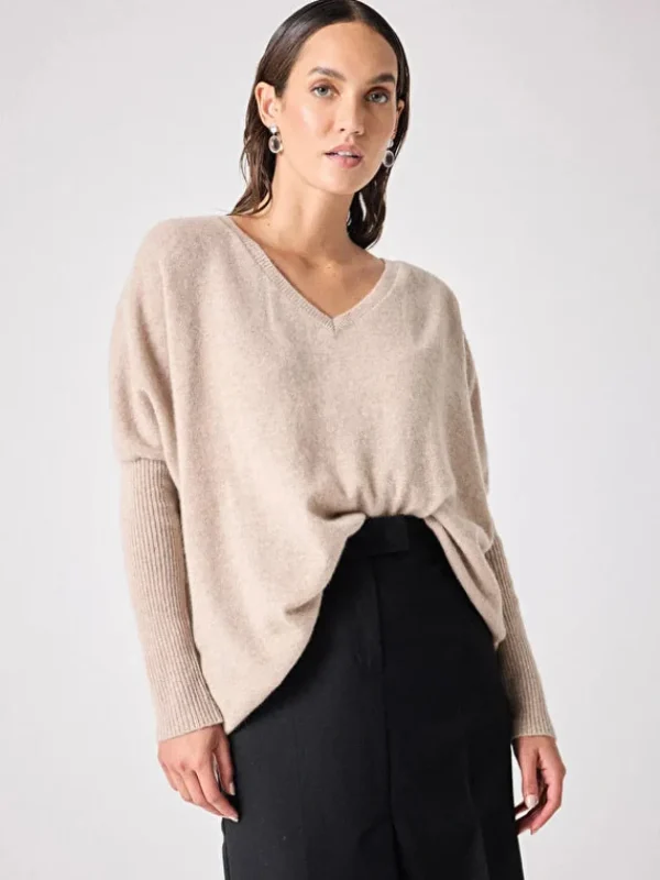 Pull oversize FAUSTINE