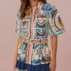 Robe mini print cerrado