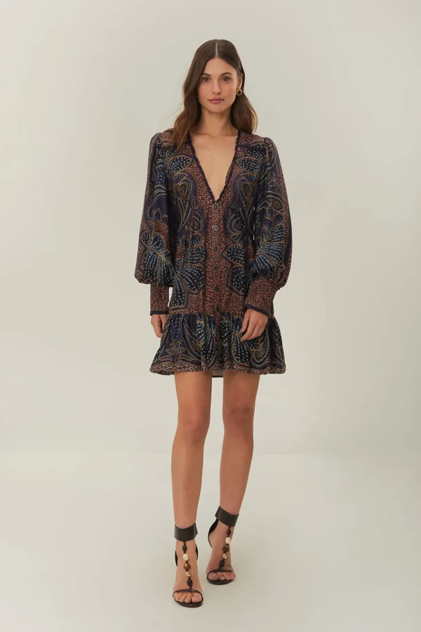 Robe mini print floral