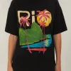 T-shirt black rio organic