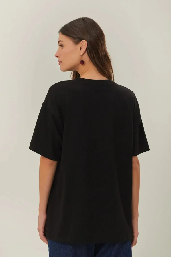 T-shirt black rio organic