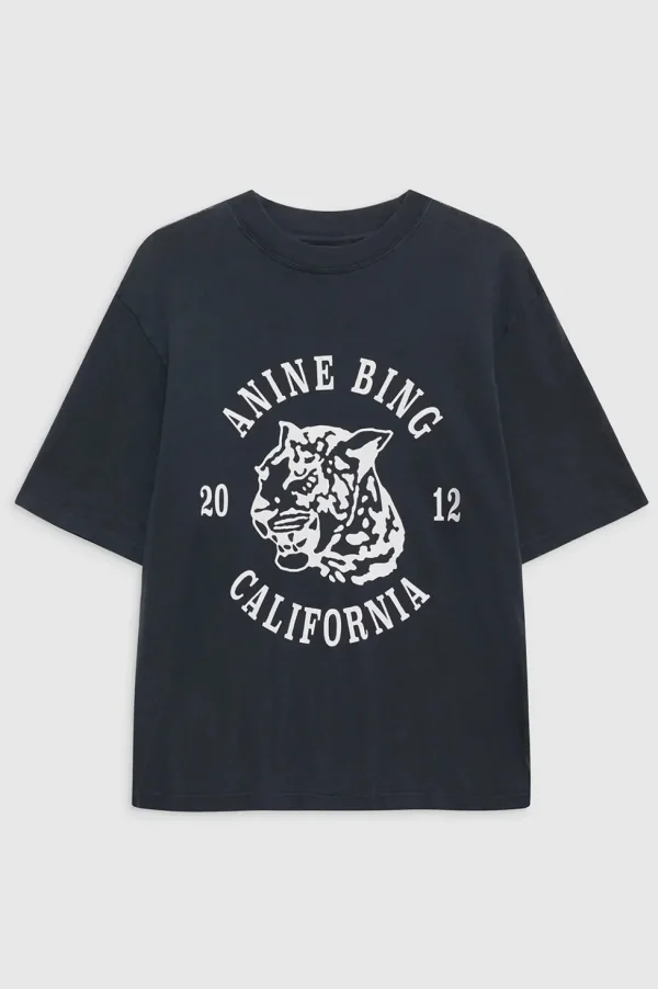 T-shirt Collegiate Leopard