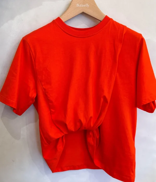 T-shirt rouge MSGM