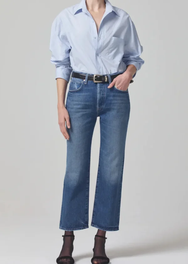 Jeans Emery crop oasis